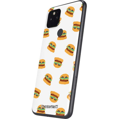 Bouffants and Broken Hearts Cute Burgers Google Pixel 5 Skin